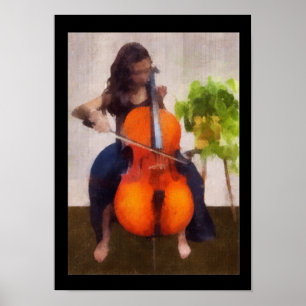 Poster do violoncelista