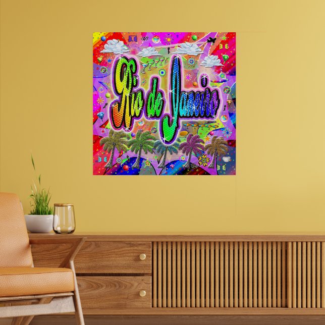 Poster do Vista Express do Rio de Janeiro (Sala de Estar 2)