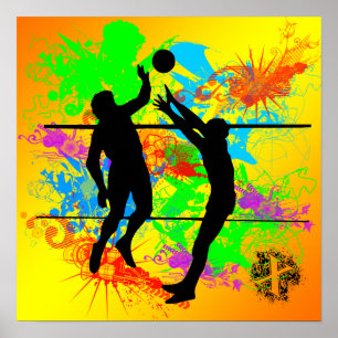 Poster do voleibol