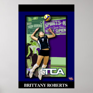 Poster do voleibol do TCA