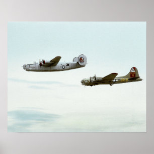 Poster do vôo B24 e B17