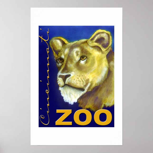 Poster do Zoo Cincinnati (Frente)