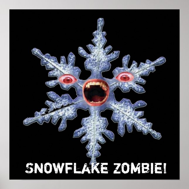 Poster do Zumbi Floco de Neve! (Frente)