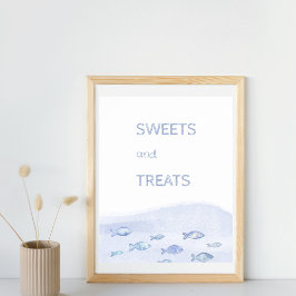 Poster Doações e guloseimas de aniversário de criança de