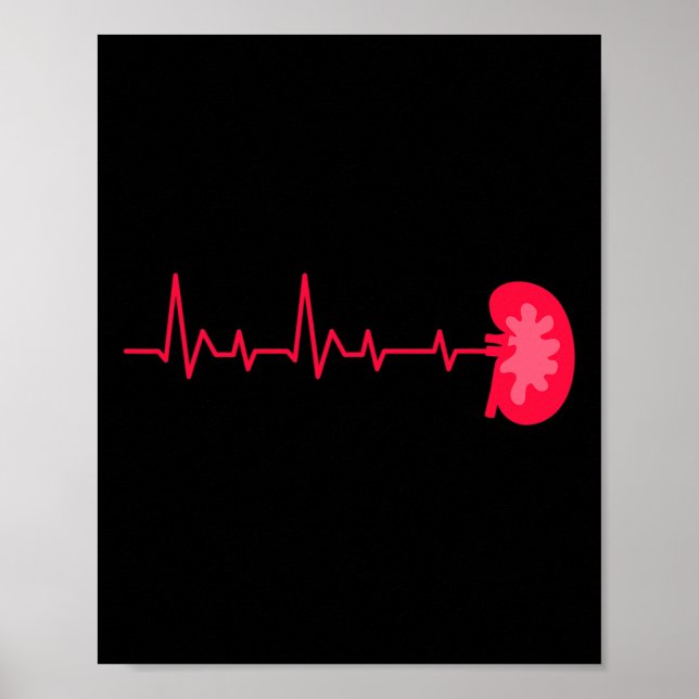 Poster Doador - Ekg Frequência Cardíaca (Frente)