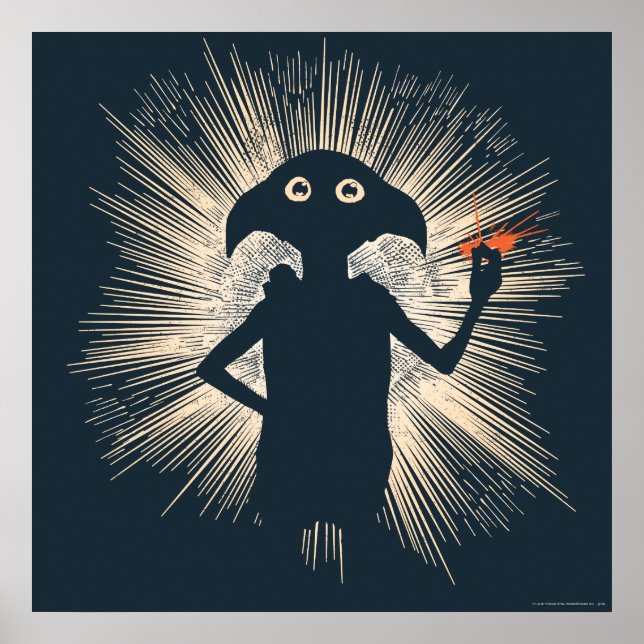 Póster Dobby Casting Magic (Frente)