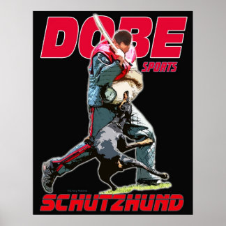 Poster Dobe Sport Schutzhund design