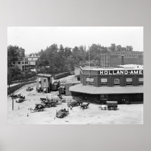 Póster Docas americanas de Holland: 1900