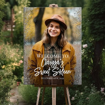 Doce 16 boas vindas do partido com foto