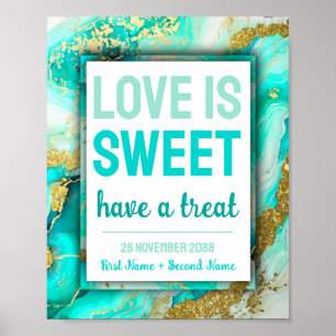 Poster Doce Bat Mitzvah Wedding Dessert Candy Bar