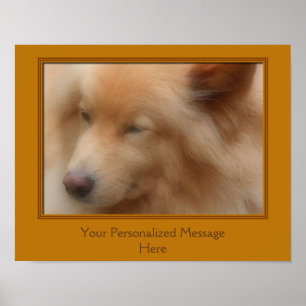 Poster Doce Cara de Cachorro Personalizado