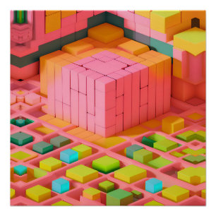 Póster Doce de cor clara