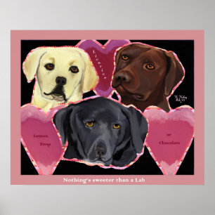 Poster doce de três laboratórios