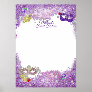 Poster Doce Dezesseis, Quinceanera, Mascarada