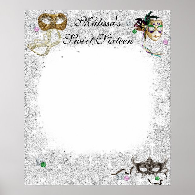 Póster Doce Dezesseis, Quinceanera, Mascarada (Frente)