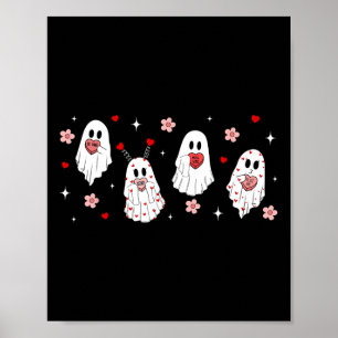 Poster Doce Fantasma de São Valentim Coração de Doce Você