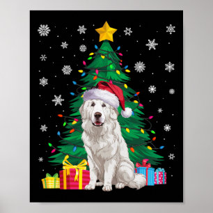 Poster Doce Feio Luzes de Árvore Xmas Excelente Pirenéus