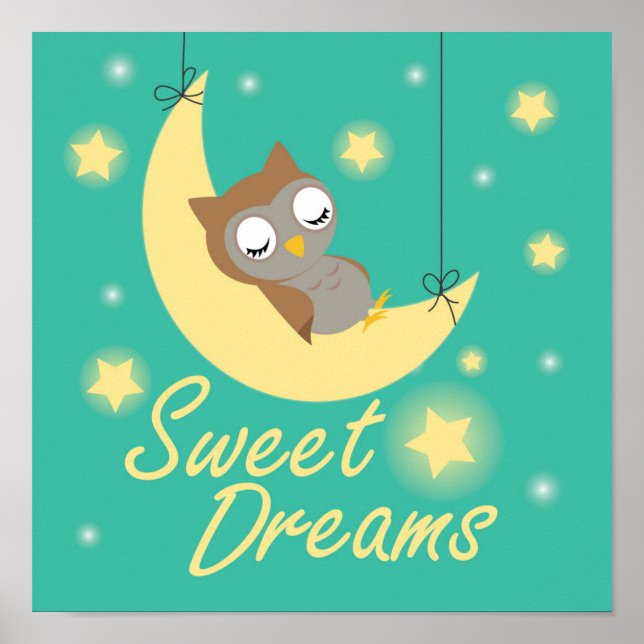 Poster Doce Sonhos deseja design. (Frente)