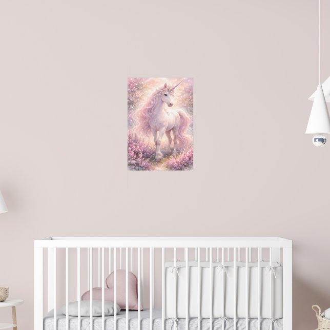 Poster Doce Unicórnio pastel Caprichoso (Berçário 2)