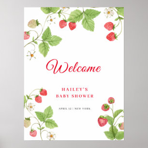 Poster Doce Vegetação Chuvinha de Amor para Bebê Bem-vind