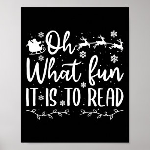 Poster Docente natal que divertiu uma leitura