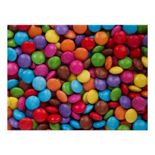Póster Doces coloridos