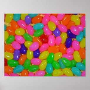 Póster Doces coloridos do jellybean