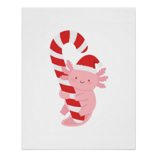 Póster Docinho de Natal com Chapéu de Papai Noel