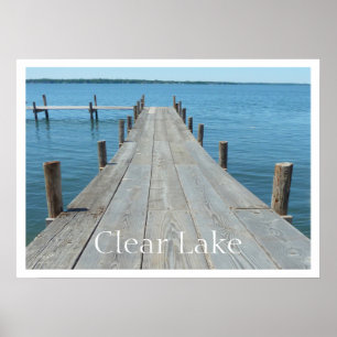 Póster Dock em Clear Lake Iowa