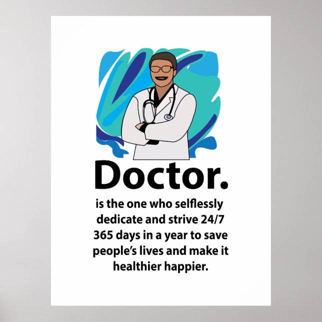 Poster Doctor Appreciation Quote (Frente)