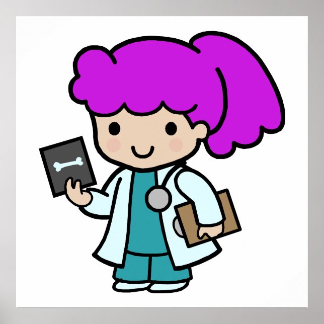 Poster Doctor Girl (Frente)