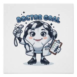 Póster Doctor Goal Futebol 