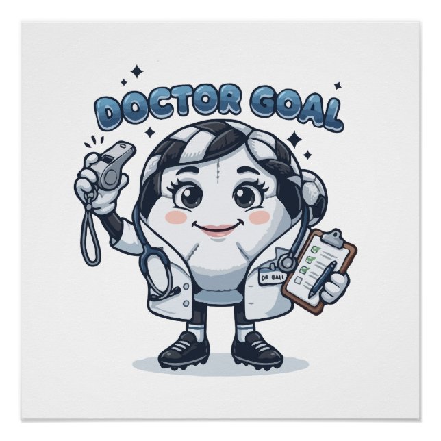 Póster Doctor Goal Futebol  (Frente)