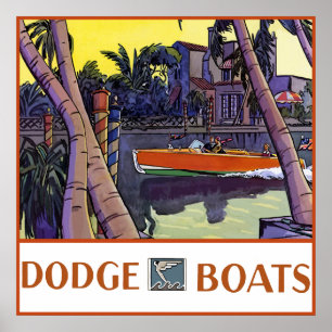 Póster Dodge Boats