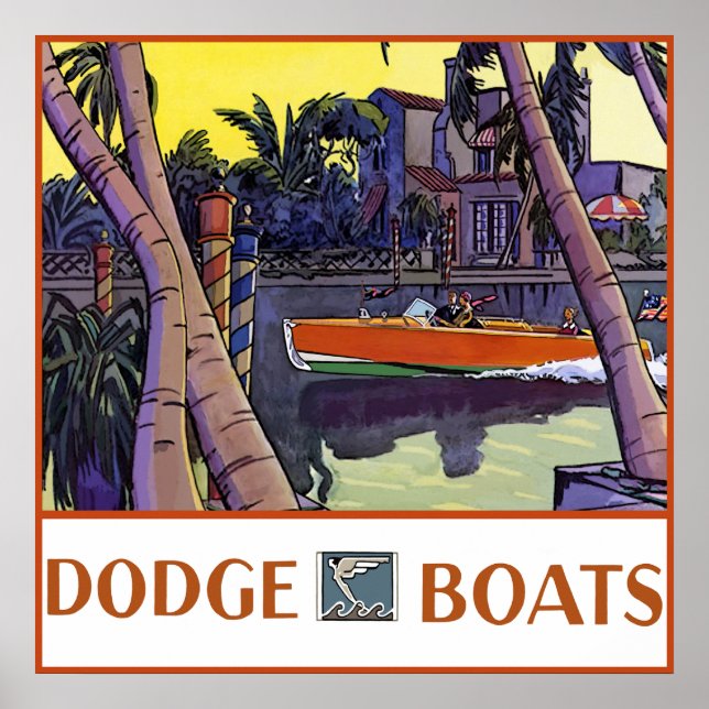 Póster Dodge Boats (Frente)