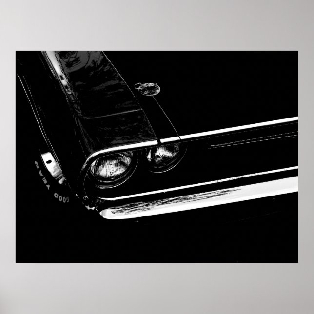 Poster Dodge Challenger (Frente)