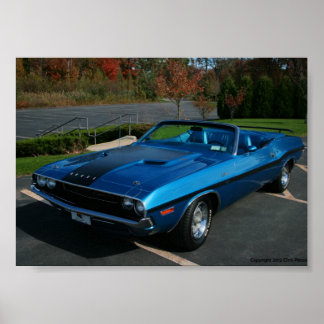 Poster Dodge Challenger R/T 1970