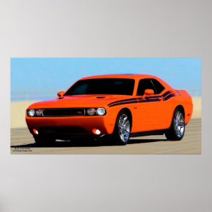 poster DODGE CHALLENGER RT 2012