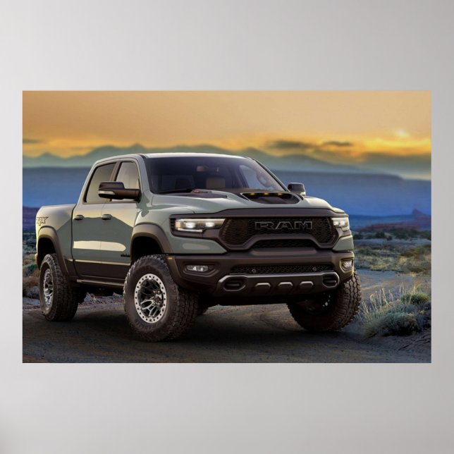 Poster Dodge Ram 1500 TRX (Frente)