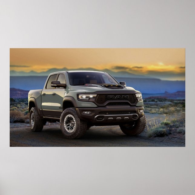 Poster Dodge Ram 1500 TRX (Frente)