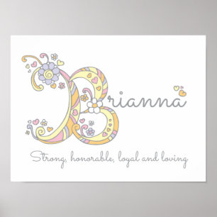 Póster Dodó B inicial de Brianna