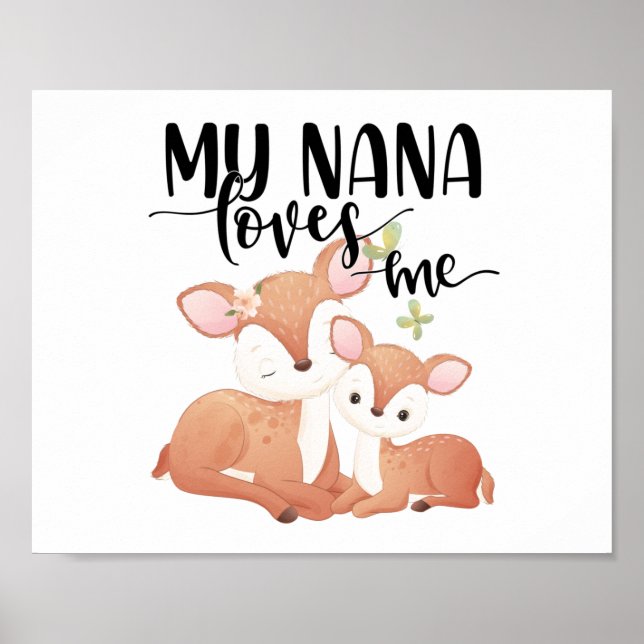 Poster Doe and Fawn Minha Nana me ama (Frente)
