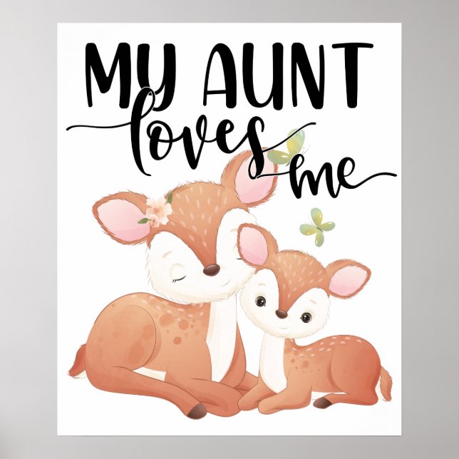 Poster Doe and Fawn Minha Tia me ama (Frente)
