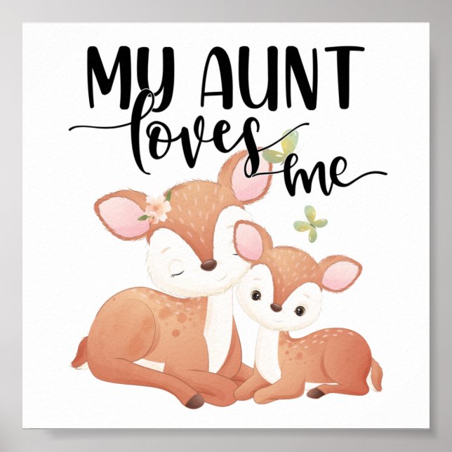 Poster Doe and Fawn Minha Tia me ama (Frente)
