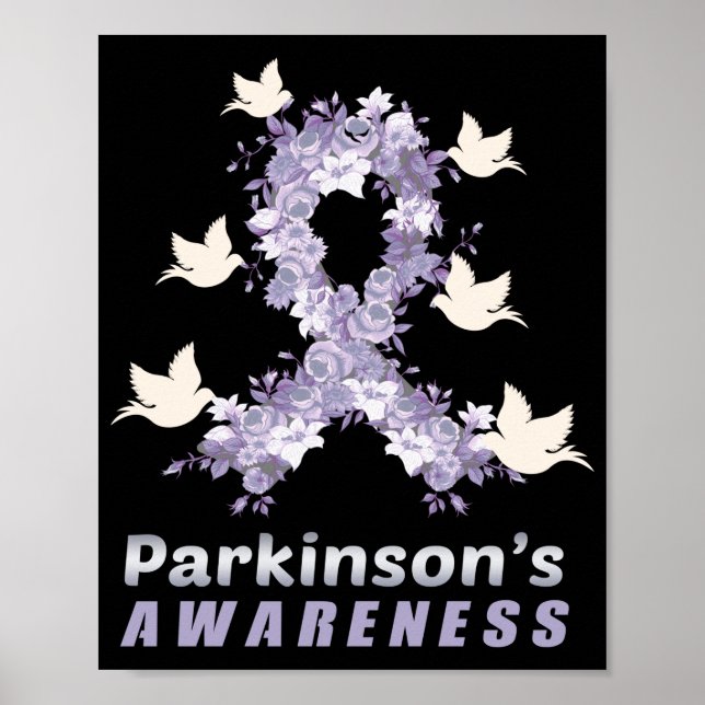 Poster Doença de Consciência de Parkinsons Mês (Frente)