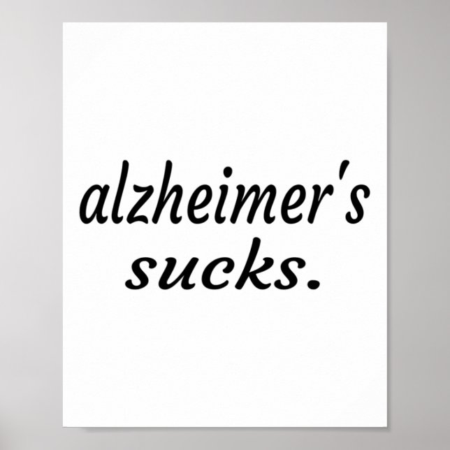 Poster Doença de Heimerheimer Demência de Heimerheimer (Frente)