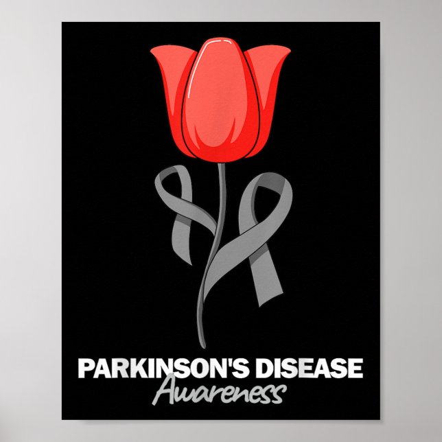 Poster Doença de Parkinsons Sensibilização Abril Mês Tuli (Frente)