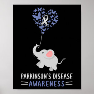 Poster Doença de Parkinsons Sensibilização Doença Men