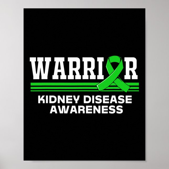 Poster Doença Guerreira da Doença Renal Crianças (Frente)