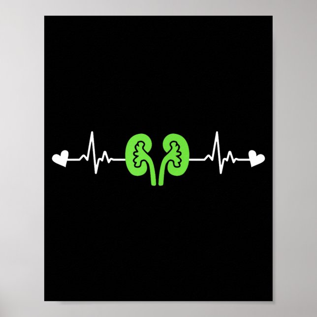 Poster Doença Renal Coração Consciente Transplante Órgão (Frente)